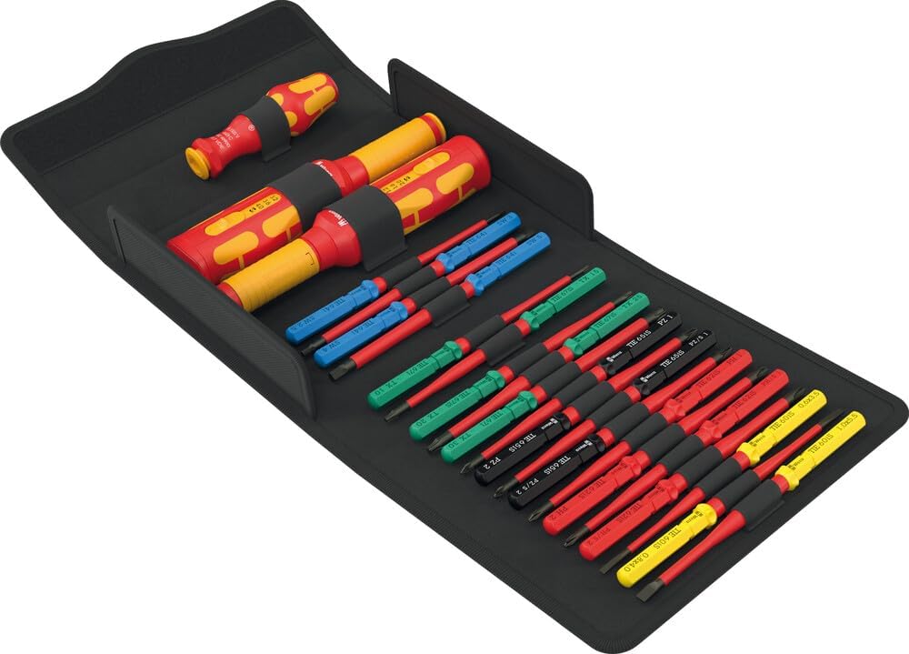 23-Piece Insulated Torque Screwdriver Set with Adjustable Torque Control