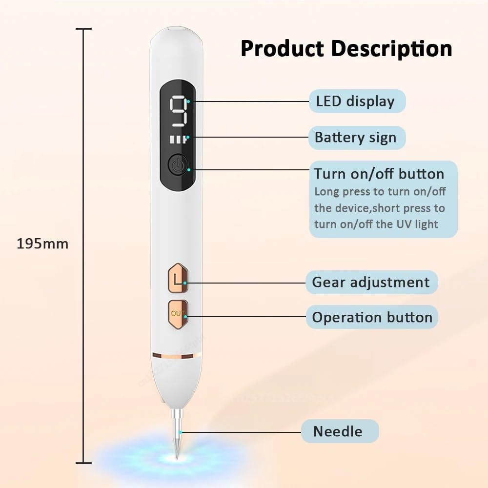 Mole and skin growth removal pen