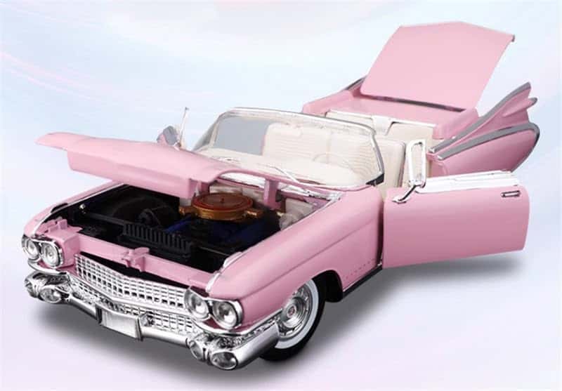 1959 Classic Pink Convertible - 1:24 Scale Pre-Assembled Model 🚗💖
