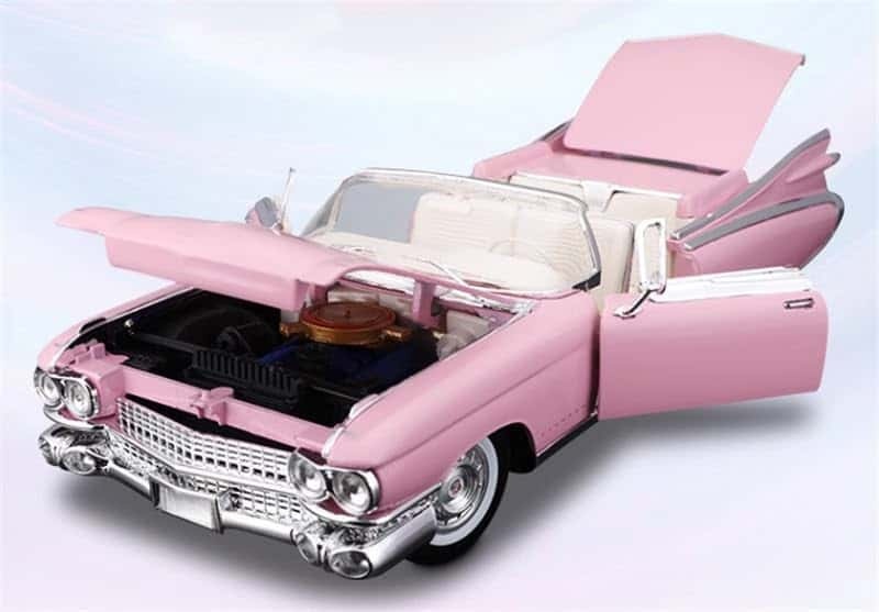 1959 Classic Pink Convertible - 1:24 Scale Pre-Assembled Model 🚗💖