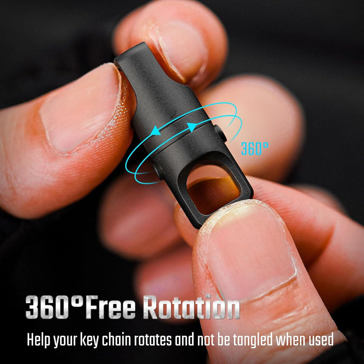 Titanium Alloy Magnetic Keychain – Quick-Release Design for Car Keys, USB Drives, and EDC Gear