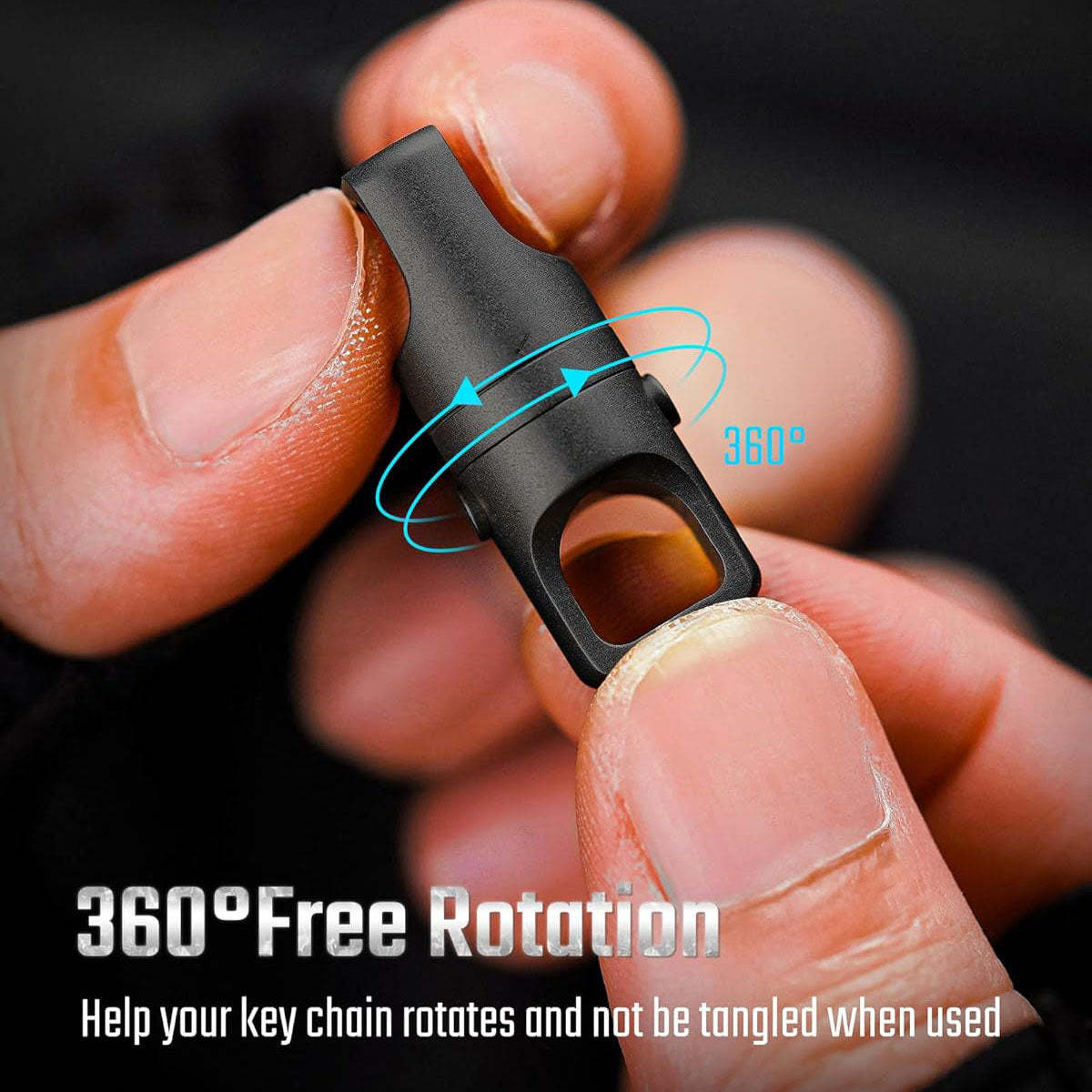 Titanium Alloy Magnetic Keychain – Quick-Release Design for Car Keys, USB Drives, and EDC Gear