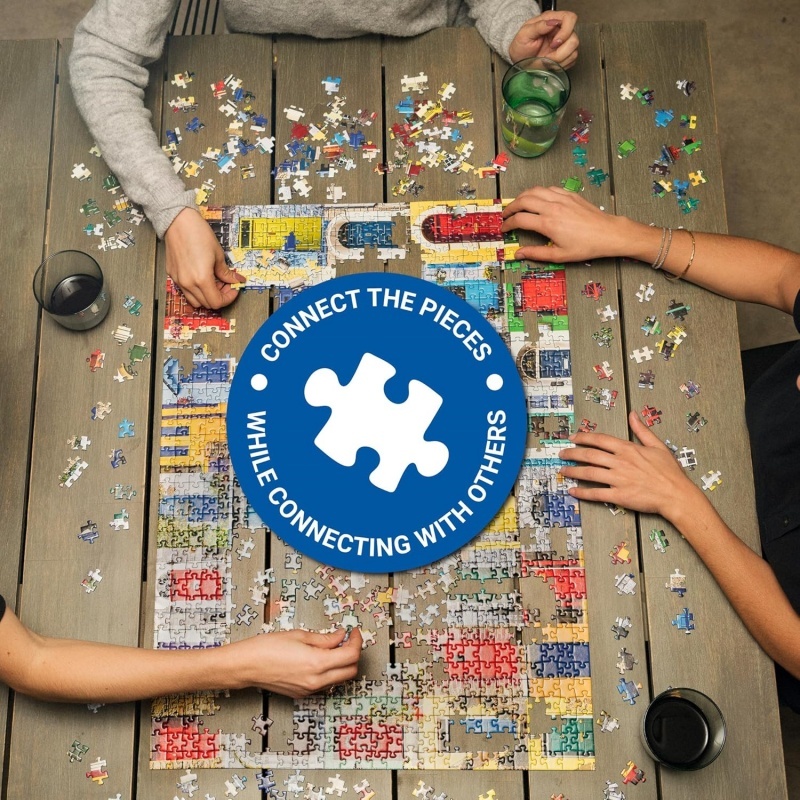 Premium Puzzle Sorting Trays Set – 6 Stackable Organizers for Up to 1000 Pieces