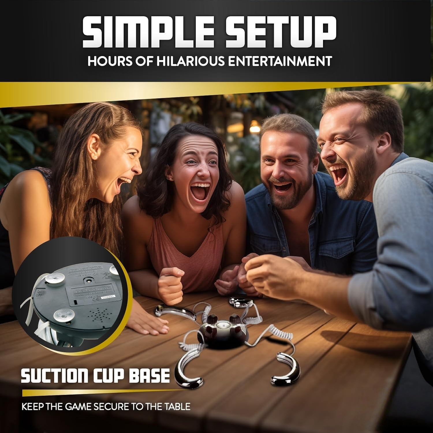 Lightning Reaction Game – Electric Shock Party Game for Teens & Adults