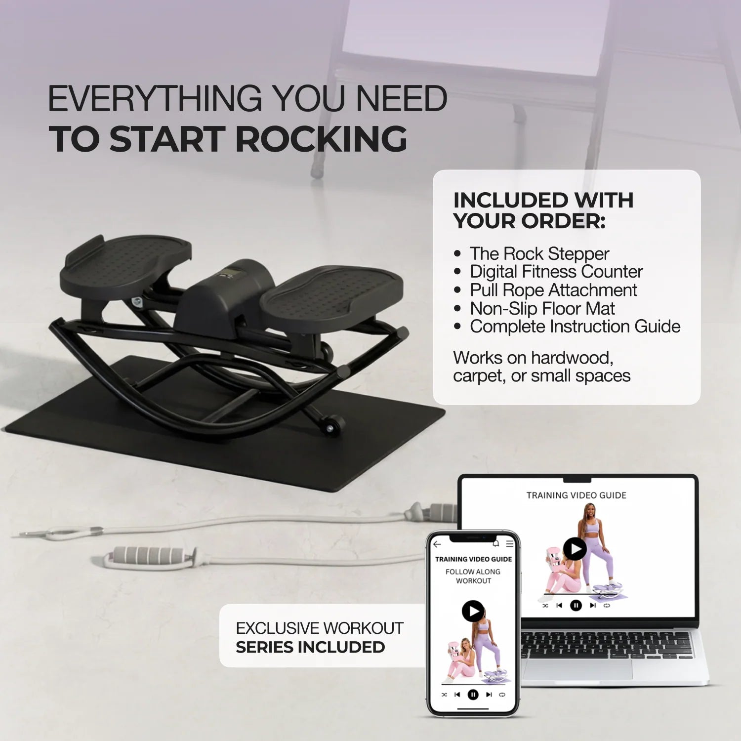 Compact Home Stepper – Your Full-Body Workout Solution