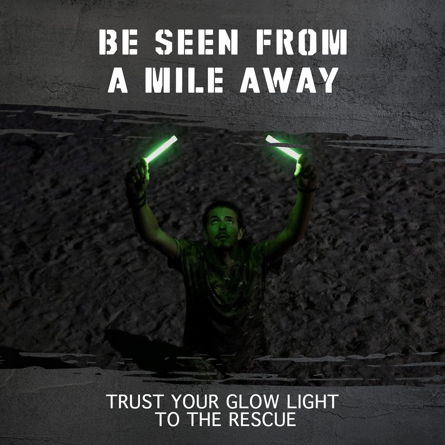 12-Hour Industrial Glow Sticks - Emergency & Survival Light Sticks