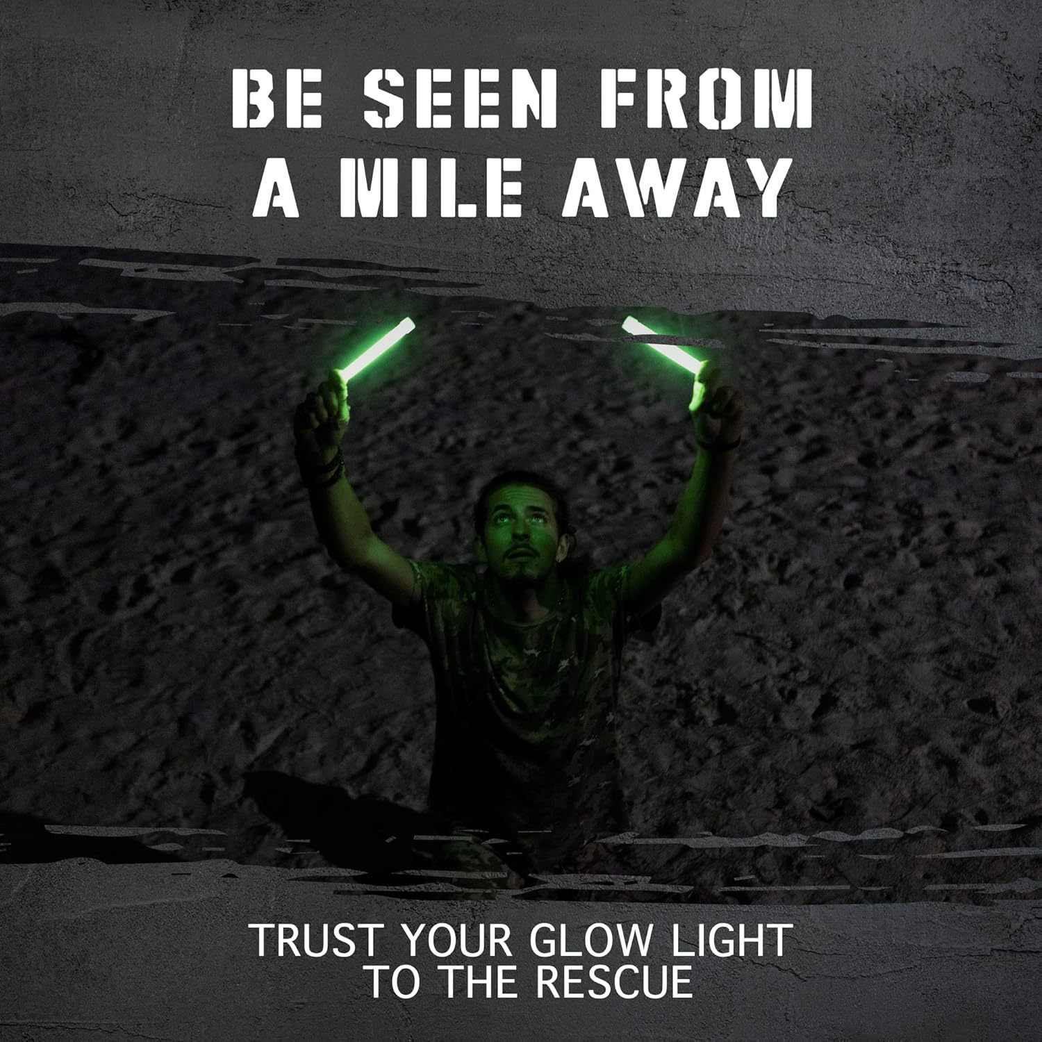 12-Hour Industrial Glow Sticks - Emergency & Survival Light Sticks