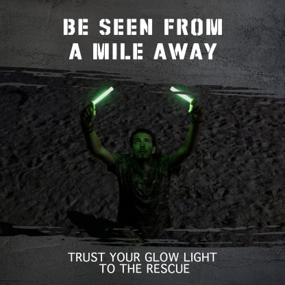 12-Hour Industrial Glow Sticks - Emergency & Survival Light Sticks