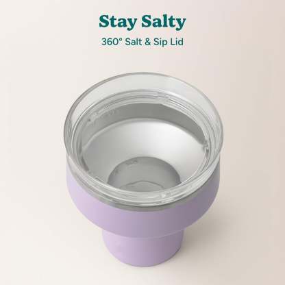 16oz Insulated Cocktail Cup with 360° Lid – Keeps Drinks Cold for 10 Hours, Perfect for Parties & Outdoor Fun