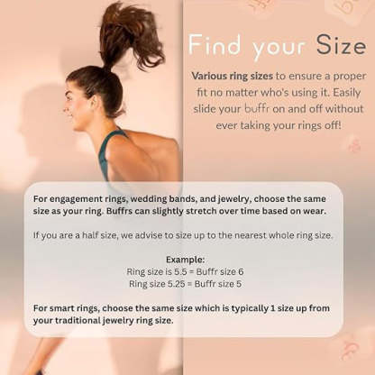 Sport Silicone Ring Protector – Gym & Fitness Wedding Ring Protector for Women – Safety Non-Slip Rubber Ring Guard