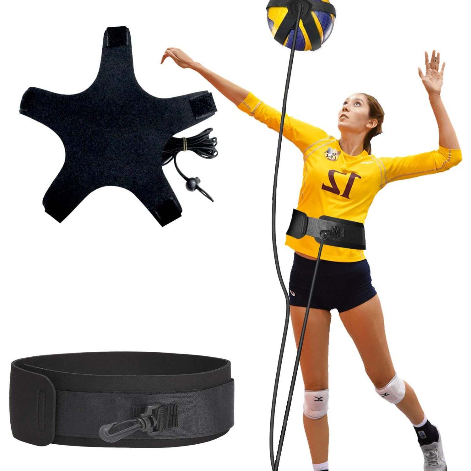 Volleyball Training Equipment Set | Solo Training for Serving, Spiking