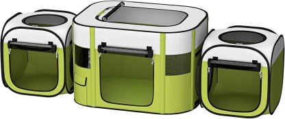 3-in-1 Pet Playpen Foldable Indoor Outdoor Dog and Cat Enclosure