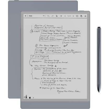 2-in-1 Digital Notebook Drawing Tablet – Battery-free Pen, Bluetooth Wireless