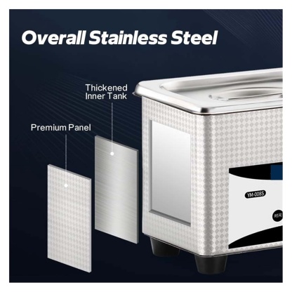 Multi Purpose Ultrasonic Cleaner for Jewelry Glasses and Small Tools