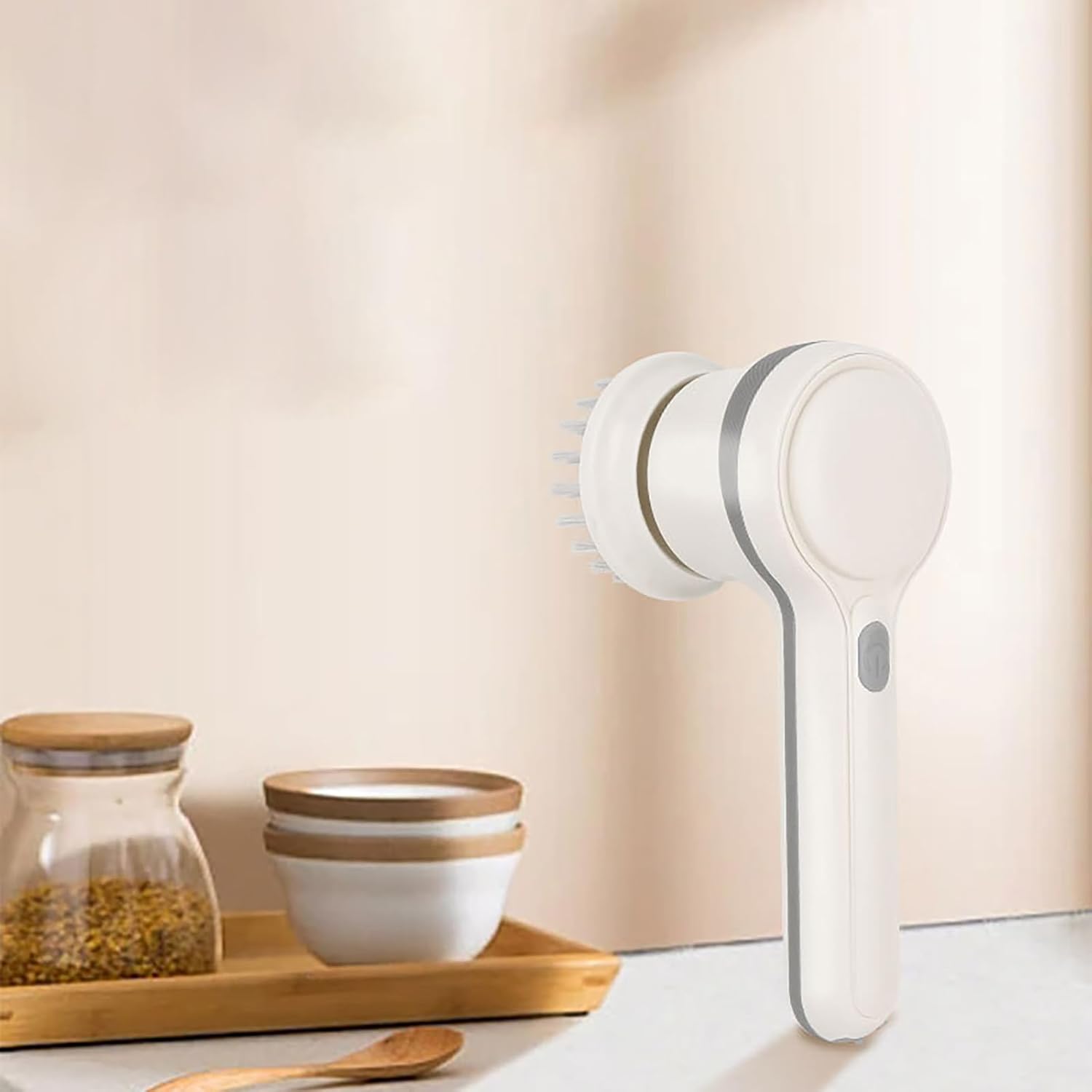 Electric rotating cleaning brush, wireless design