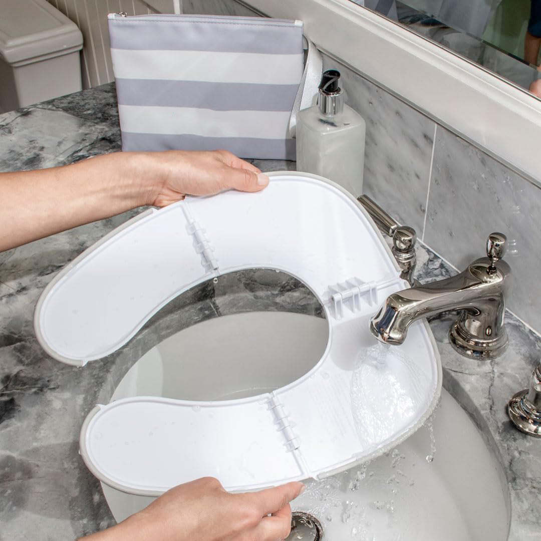 Foldable Travel Potty Training Seat for Kids – Fits Round and Oval Toilets