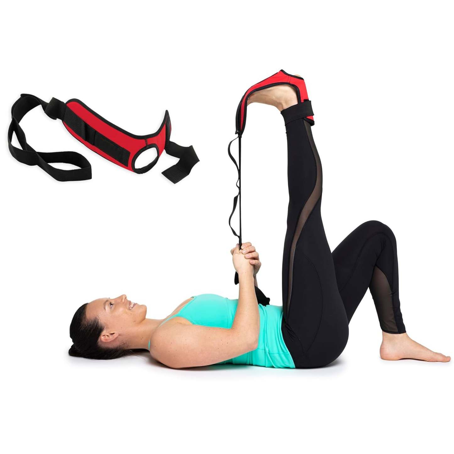 Stretching Strap for Physical Therapy – Plantar Fasciitis & Hamstring Relief