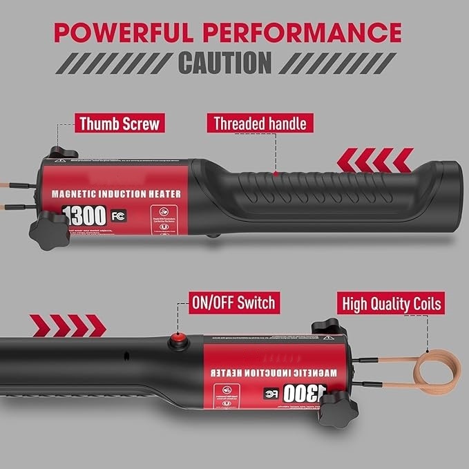 Portable Induction Heater for Rusted Bolt and Metal Component Removal