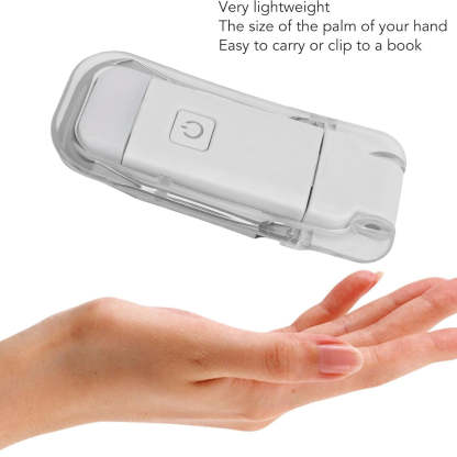 USB Rechargeable Bookmark Light – Clip-On LED Reading Lamp