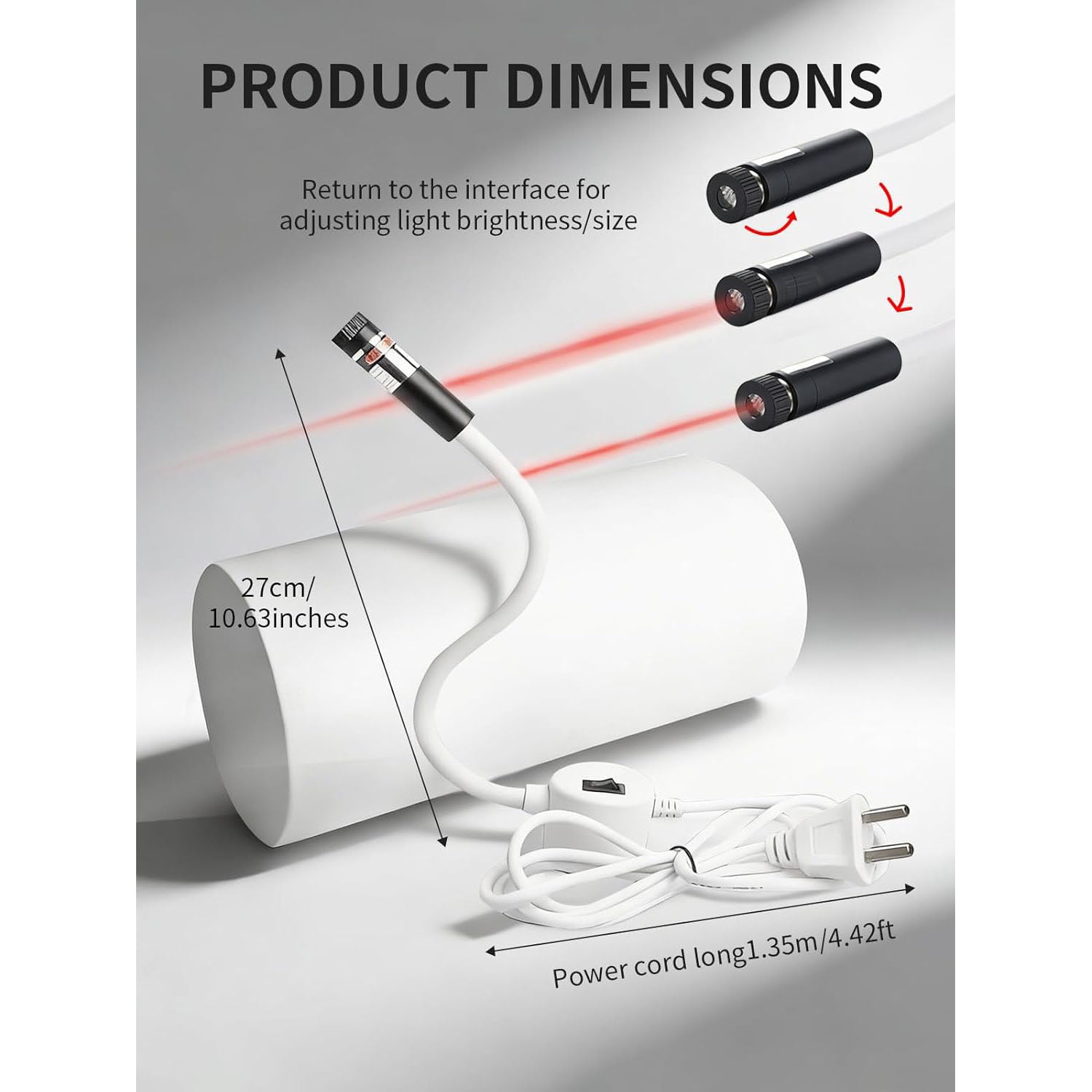 Magnetic Positioning Quilting Light, Precision Laser Guide for Sewing Machines, Laser Alignment with Heat Transfer Marking System