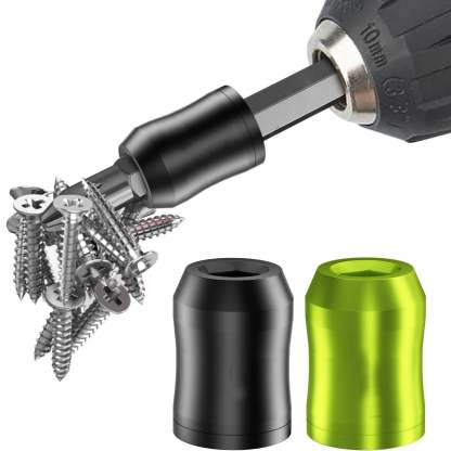 Powerful Magnetic Screw Ring – Universal 1/4 Inch (6.35mm) for Hex Drivers and Electric Screwdriver Bits