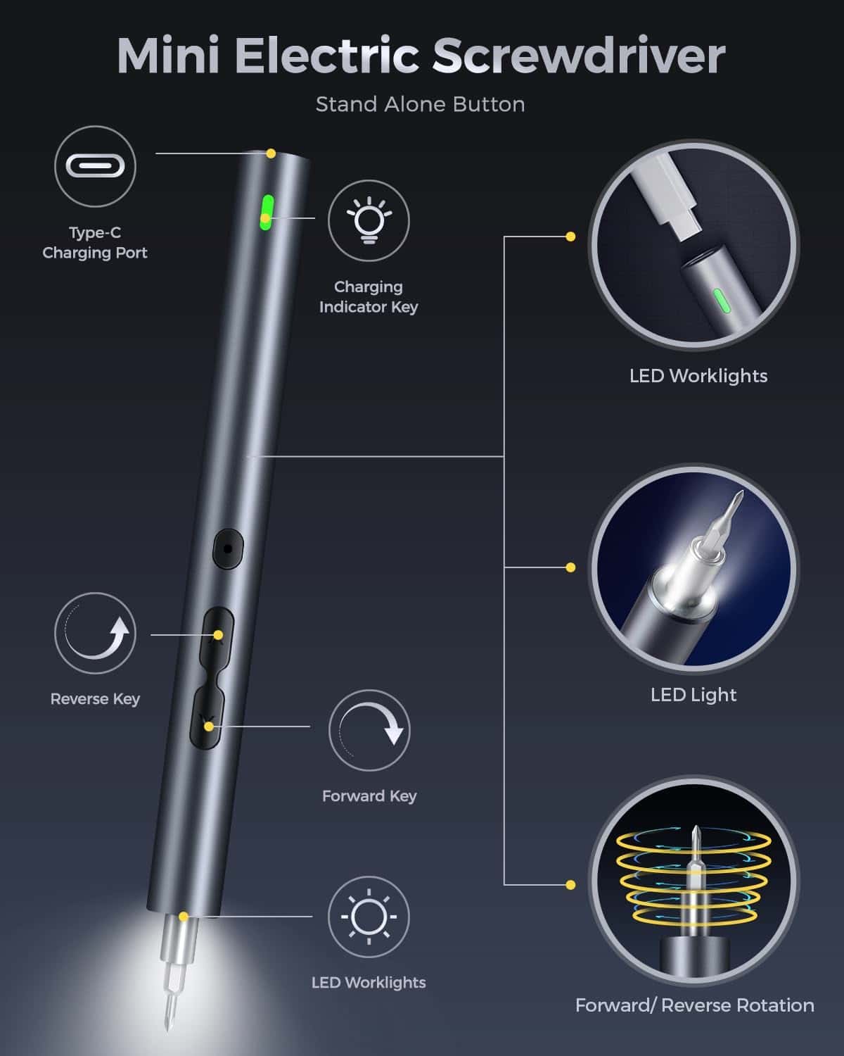 51-in-1 Mini Screwdriver Kit with Magnetic Mat 🛠️