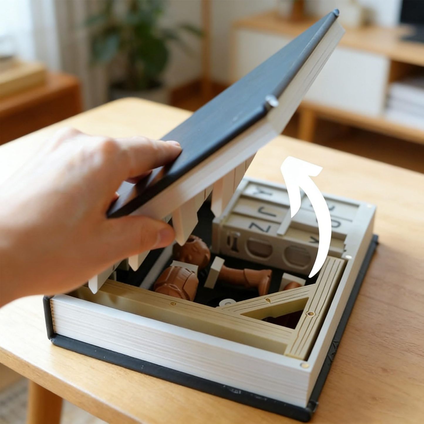 Portable Magnetic Book Board Games – 3D Printed Classic Games with Hardcover-Style Folding Design