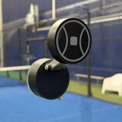 Smartphone holder for paddle tennis shooting