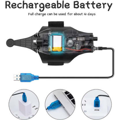 Spider Web Shooter Toy, Cool Electric Spinning Toy, Silk Superhero Roleplay Fun Toy, Suitable for All Ages