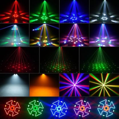 Sound Activated 4 Arm Stage Light with DMX Control System