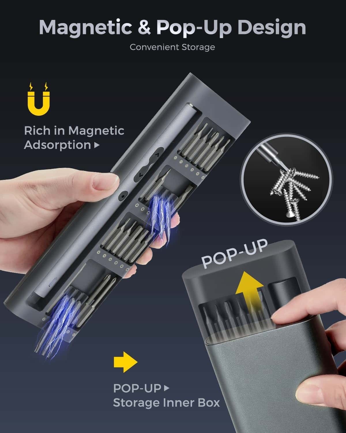 51-in-1 Mini Screwdriver Kit with Magnetic Mat 🛠️