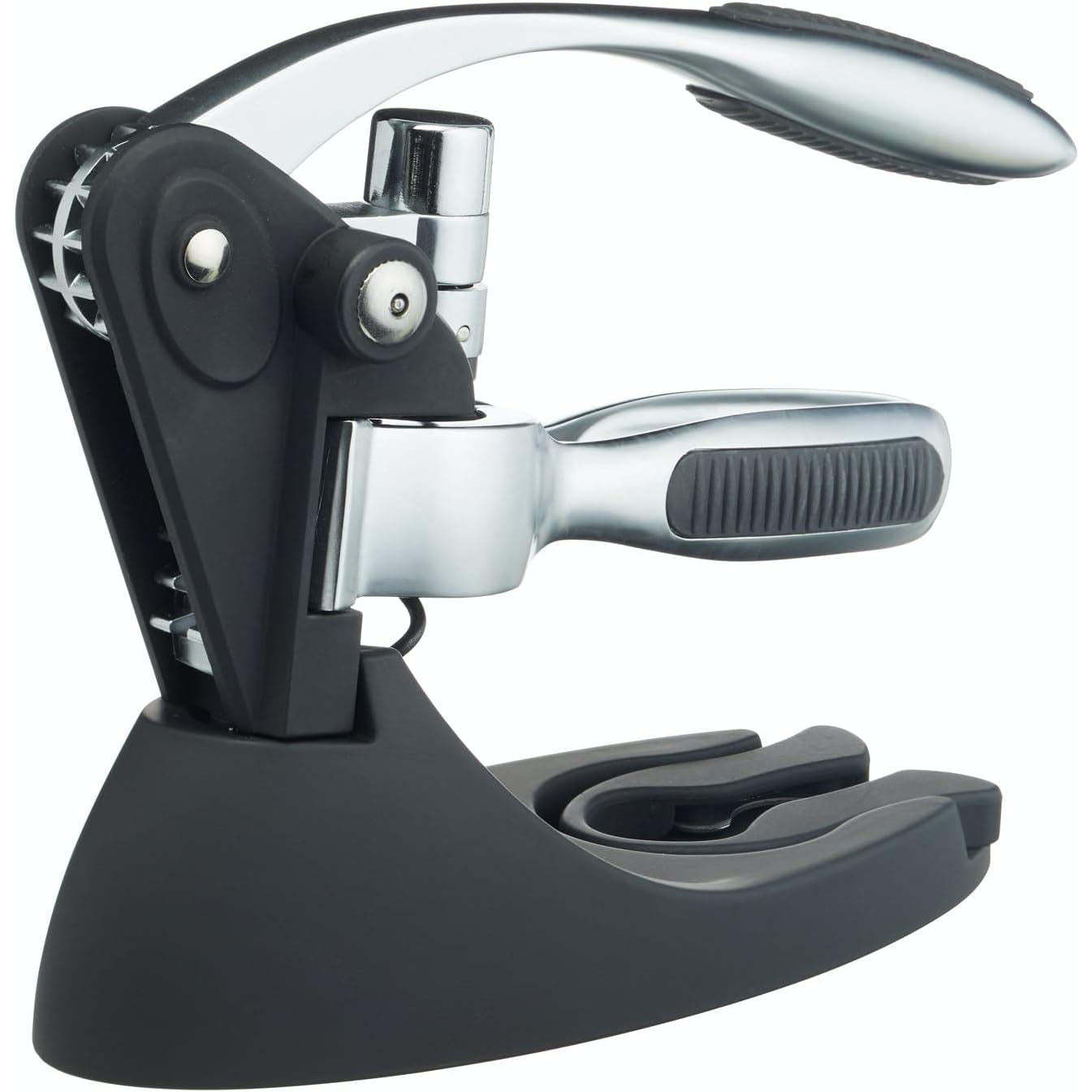 Lever Corkscrew Set – Includes Corkscrew, Stopper, Display Stand, Foil Cutter & Spare Worm