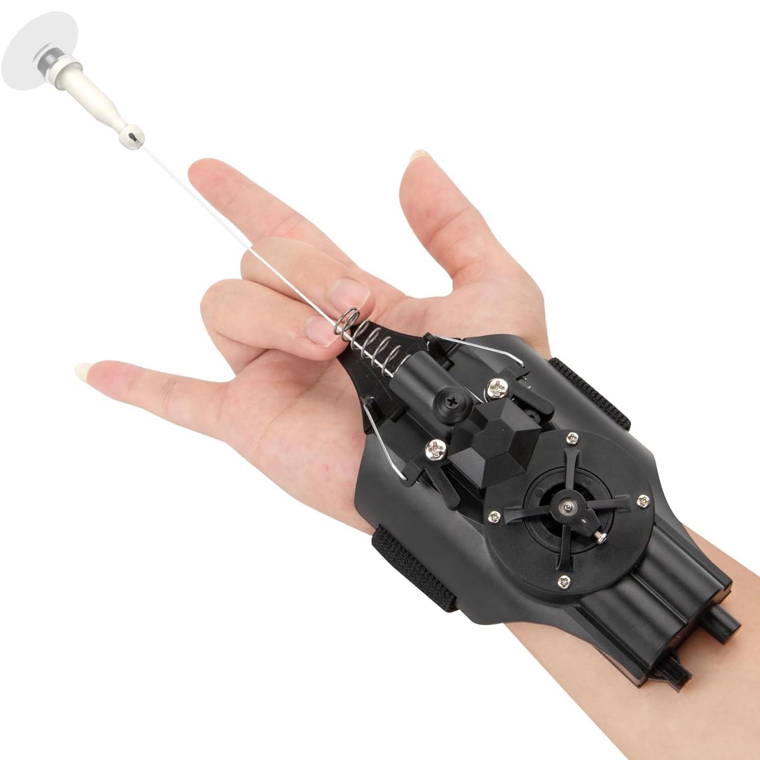 Spider Web Shooter Toy, Cool Electric Spinning Toy, Silk Superhero Roleplay Fun Toy, Suitable for All Ages