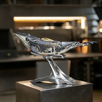Mechanical Humpback Whale Model|The Majesty of the Ocean, Reimagined in Metal