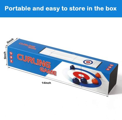 Mini Tabletop Curling Set – Fun Indoor Sport Game for Family & Friends