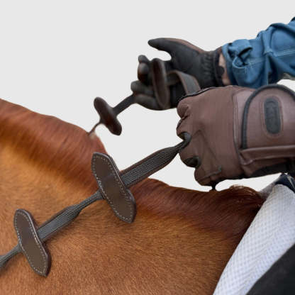 Equestrian Rein Stops – Adjustable Hand Position Training Tool
