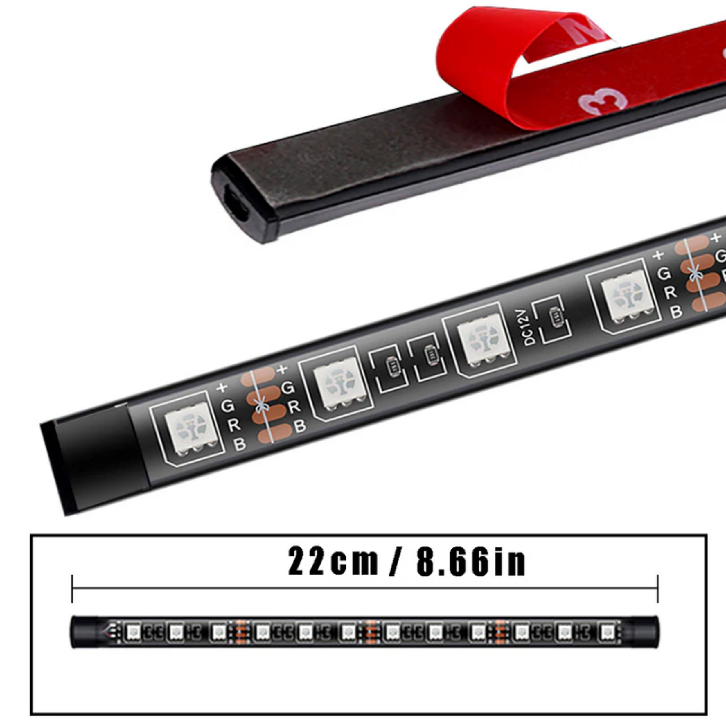 Interior Car Footwell Lights – RGB LED Ambient Lighting Kit