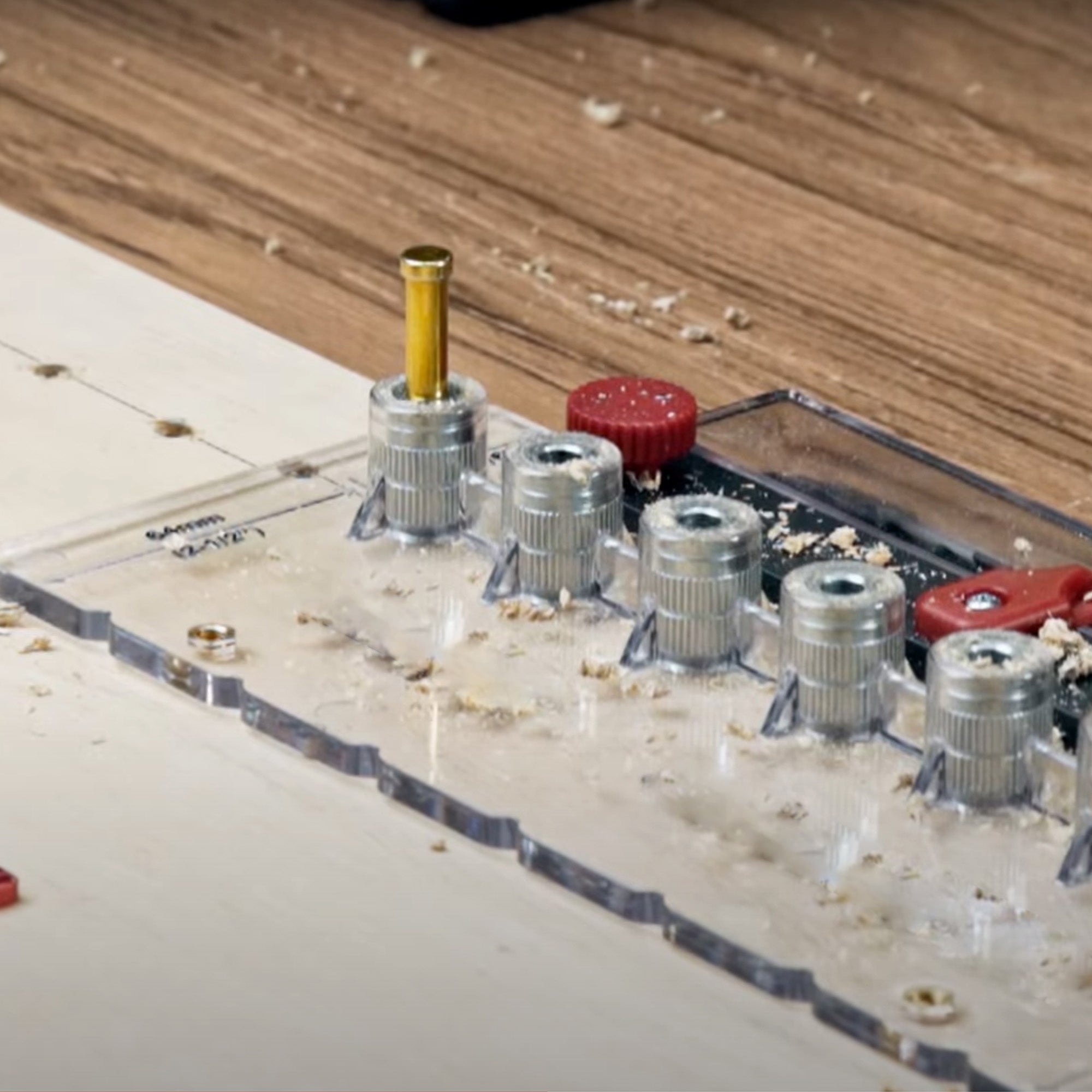 Shelf Hole Drilling Jig – Adjustable Shelf Pin Locator