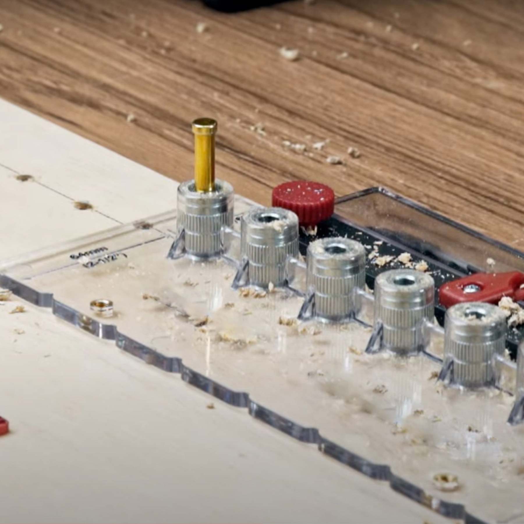 Shelf Hole Drilling Jig – Adjustable Shelf Pin Locator