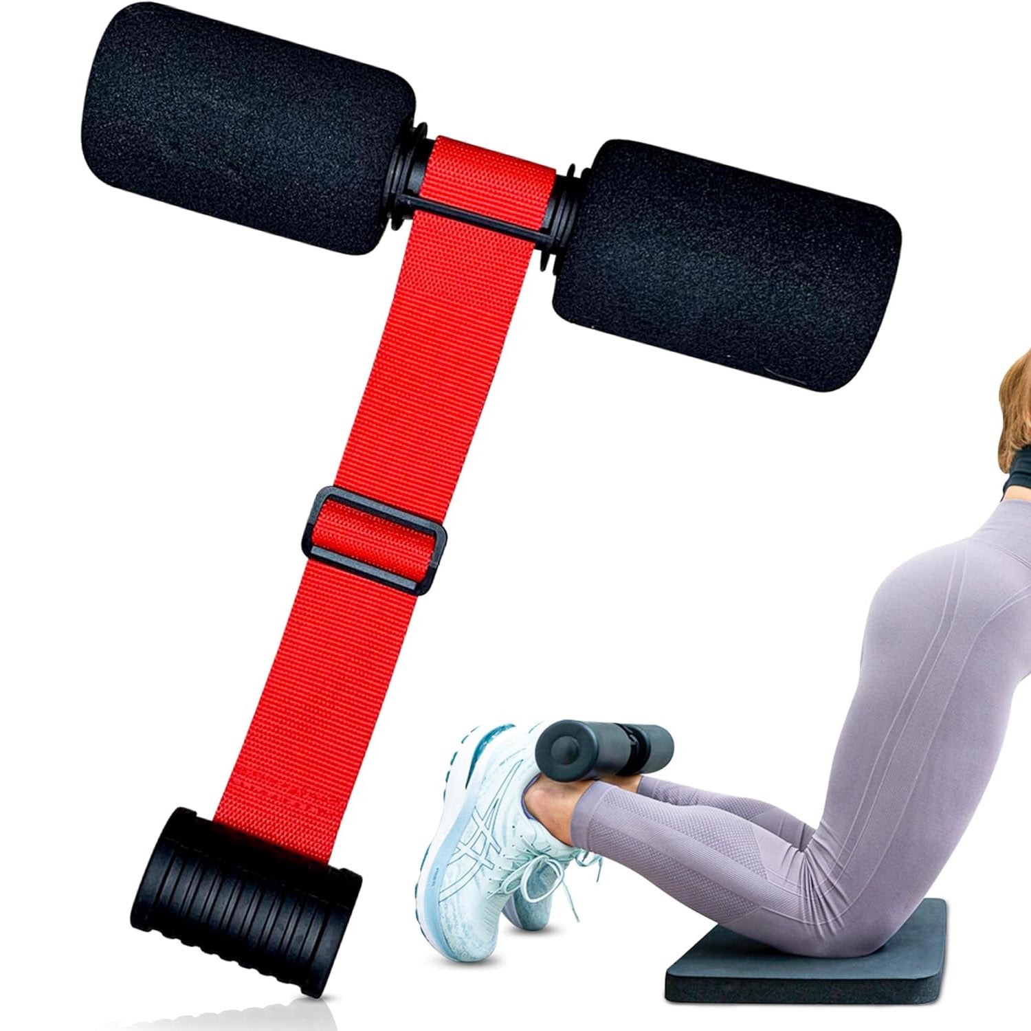 Nordic Hamstring Curl Strap Portable Exercise Set