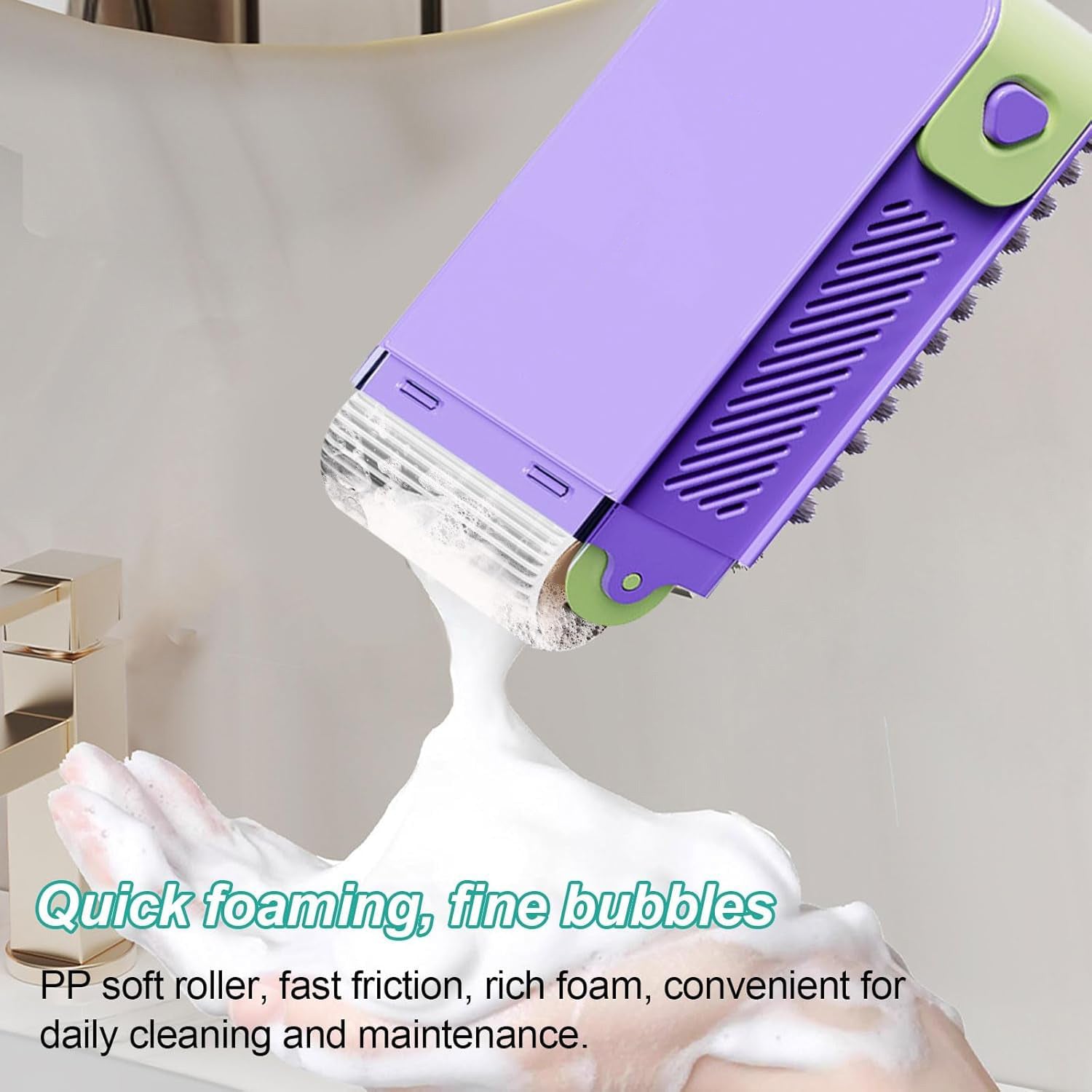 3-in-1 Non-Slip Soap Box with Brush – Multifunctional Soap Holder and Foaming Brush