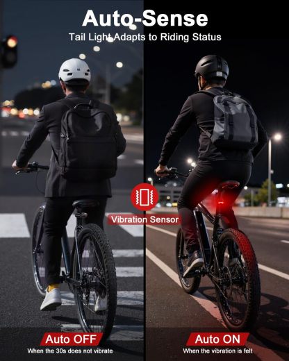 Smart Bike Alarm Tail Light – Hidden 'Find My' Tracker Slot & Brake Sensor