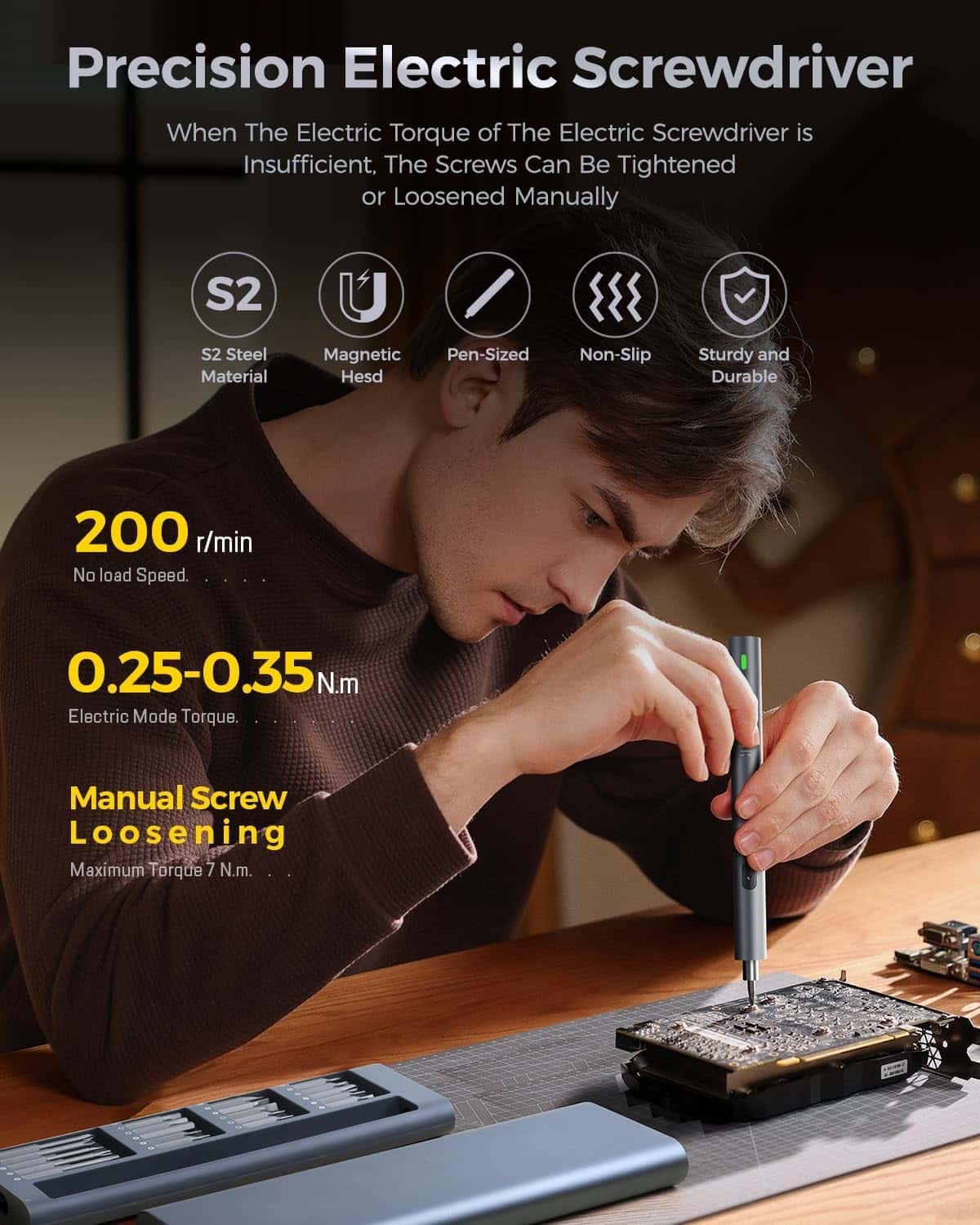 51-in-1 Mini Screwdriver Kit with Magnetic Mat 🛠️