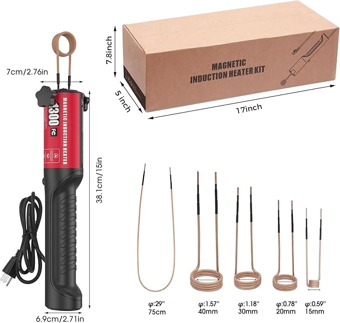 Portable Induction Heater for Rusted Bolt and Metal Component Removal