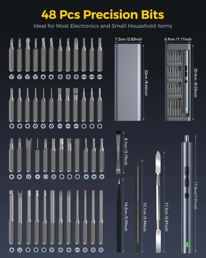 51-in-1 Mini Screwdriver Kit with Magnetic Mat 🛠️