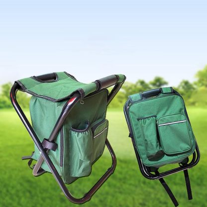 Stool Cooler Chair – Heavy-Duty Backpack Camping Stool