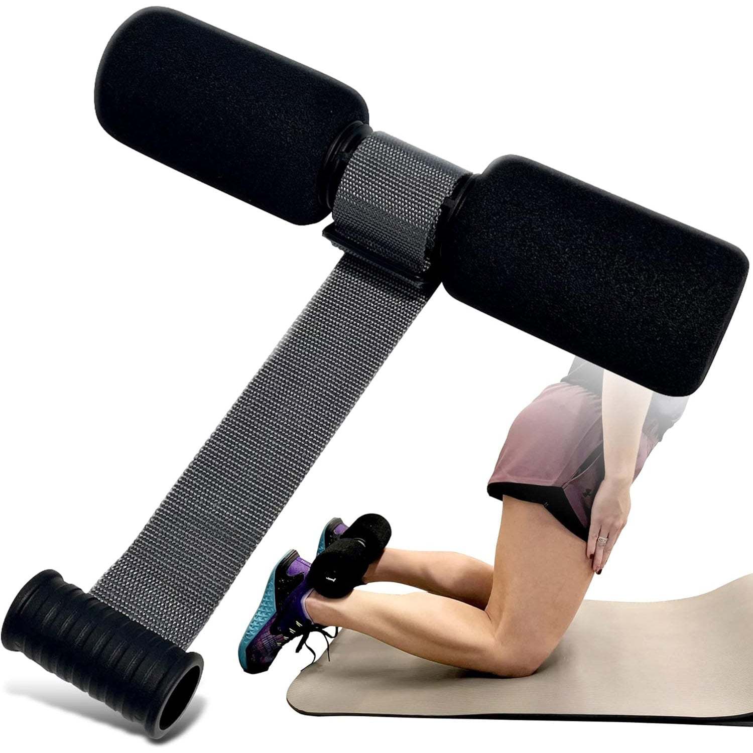 Nordic Hamstring Curl Strap Portable Exercise Set
