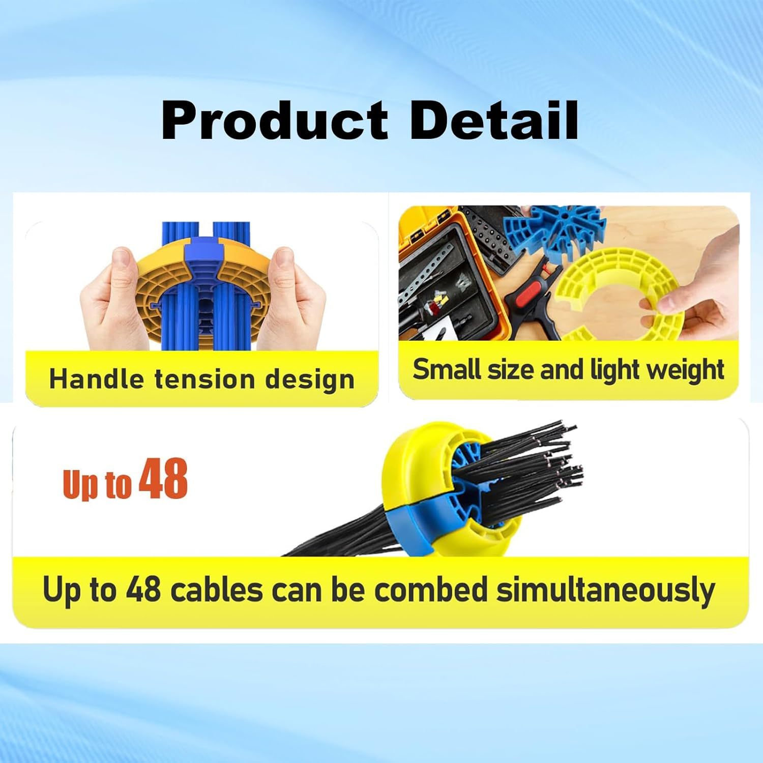 Multifunction Cable Organizer Comb