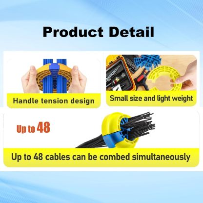 Multifunction Cable Organizer Comb
