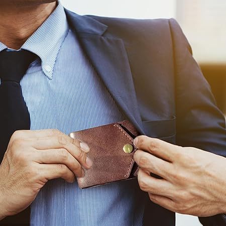 Men's Bi-fold Wallet - Men's Hidden Bi-fold Wallet